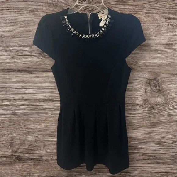 One Clothing Black Dress with Gold and Silver Accents - Picture 2 of 5